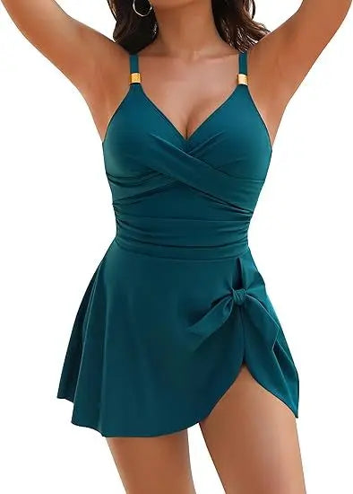 Selina | Your sexy & slimming tummy-taming swim dress