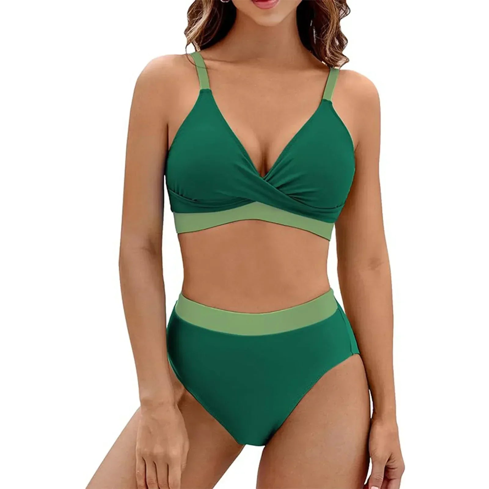 Sarena | Your tummy-shaping bikini set with a stylish V-neck